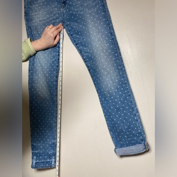 Max Mara Weekend Boyfriend Fit Polka Dot Straight Leg Jeans - Picture 9 of 9